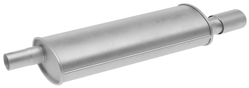 Hella 8LD 366 030-931 Exhaust Silencer - Easy2Fit Kit - Rear - One Piece - Set with Attachments