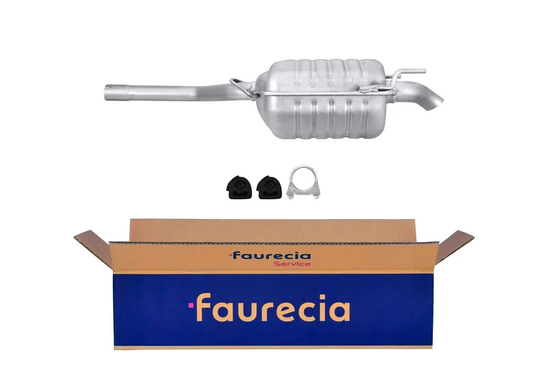 HELLA 8LD 366 033-291 Rear Silencer - Easy2Fit Kit - Rear - One Piece - Set with Attachments