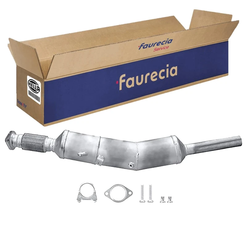 HELLA 8LH 366 081-291 Diesel Particulate Filter - Easy2Fit Kit - Euro 5 - One Piece - Set with Attachments - Silicon Carbide (for Short and Long Distance Traffic)