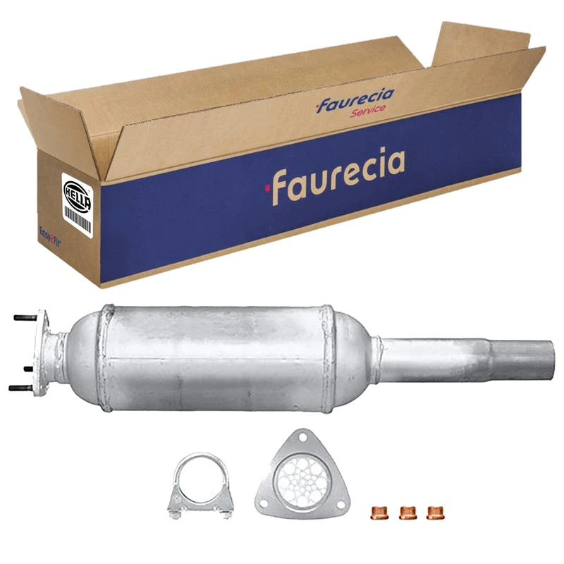 HELLA 8LH 366 080-491 Diesel Particulate Filter - Easy2Fit Kit - Euro 4 - One Piece - Set with Attachments - Silicon Carbide (for Short and Long Distance Traffic)