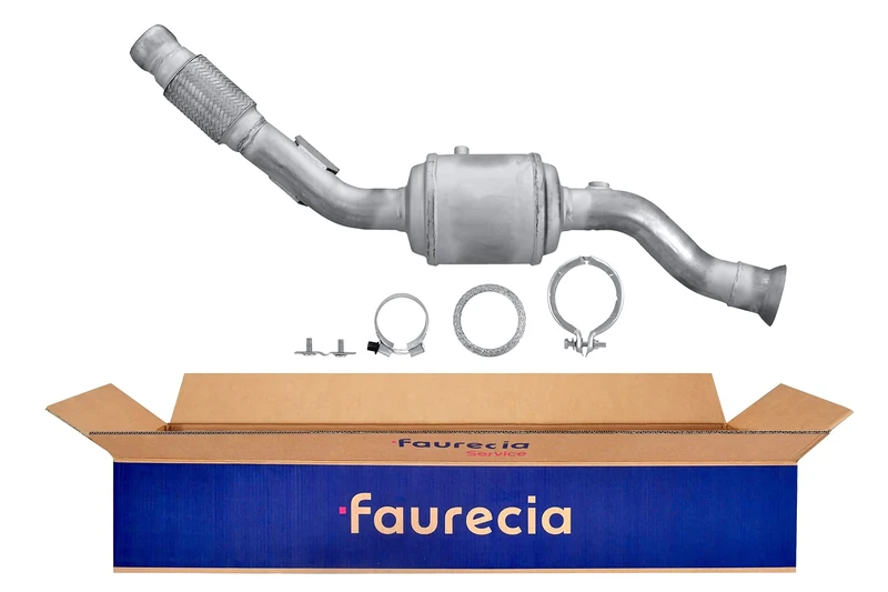 HELLA 8LE 366 052-881 Catalytic Converter Easy2Fit Kit Euro 4 One Piece Set with Attachments