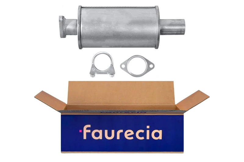 HELLA 8LB 366 022-831 Front Silencer - Easy2Fit Kit - Front - One Piece - Set with Attachments - Image 1