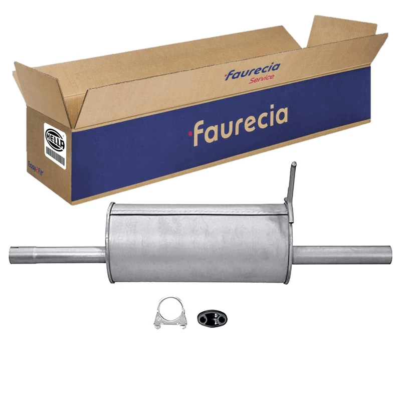 HELLA 8LD 366 028-131 Rear Silencer - Easy2Fit Kit - Rear - One Piece - Set with Attachments