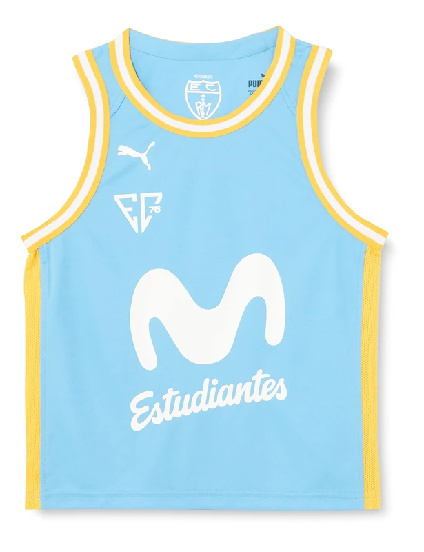 PUMA Movistar Game Jersey Brand T-Shirt Azul