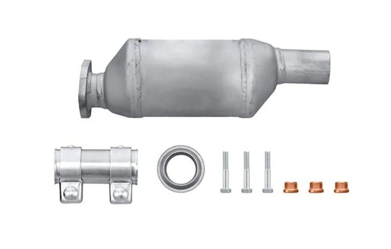 HELLA 8LE 366 054-511 Catalytic Converter Easy2Fit Kit Euro 2 One Piece Set with Attachments