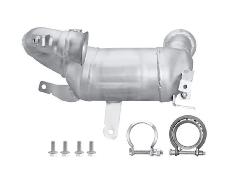 HELLA 8LE 366 052-471 Catalytic Converter Easy2Fit Kit Euro 4 One Piece Set with Attachments