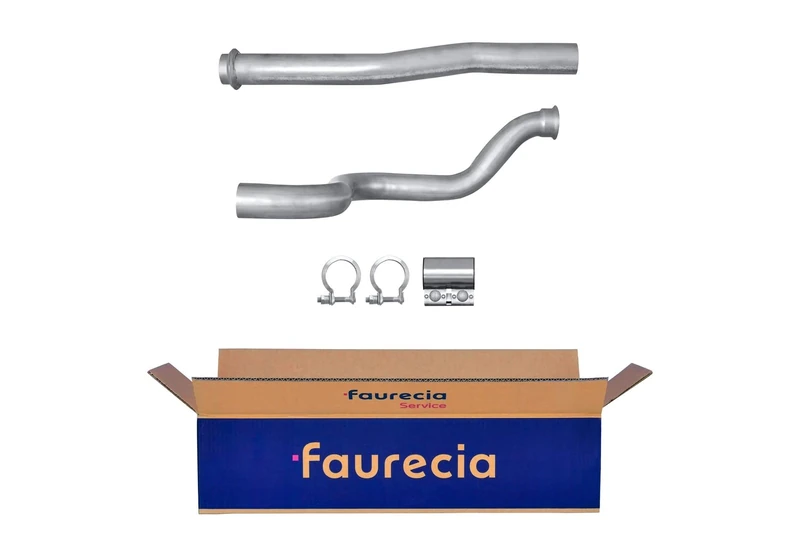 Hella 8LA 366 001-571 Exhaust Pipe Easy2Fit Kit Middle Two Piece Set with Attachments