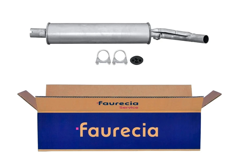 HELLA 8LC 366 024-861 Middle Silencer - Easy2Fit Kit - Centre - One Piece - Set with Attachments