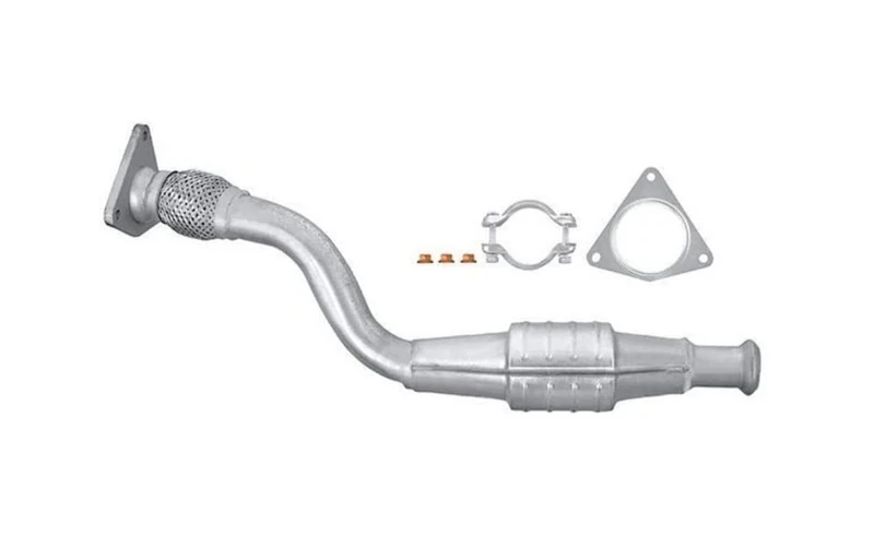 HELLA 8LE 366 053-491 Catalytic Converter Easy2Fit Kit Euro 3 One Piece Set with Attachments