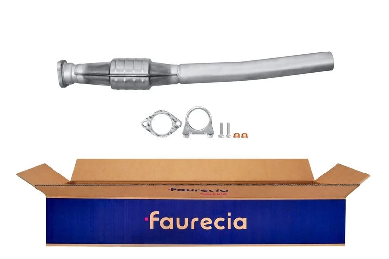 HELLA 8LE 366 053-741 Catalytic Converter Easy2Fit Kit Euro 3 One Piece Set with Attachments