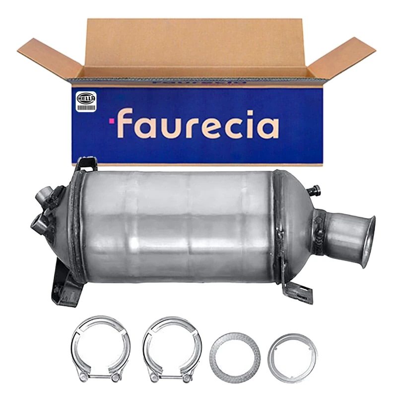 HELLA 8LH 366 081-481 Diesel Particulate Filter - Easy2Fit Kit - Euro 4 - One Piece - Set with Attachments - Silicon Carbide (for Short and Long Distance Traffic)