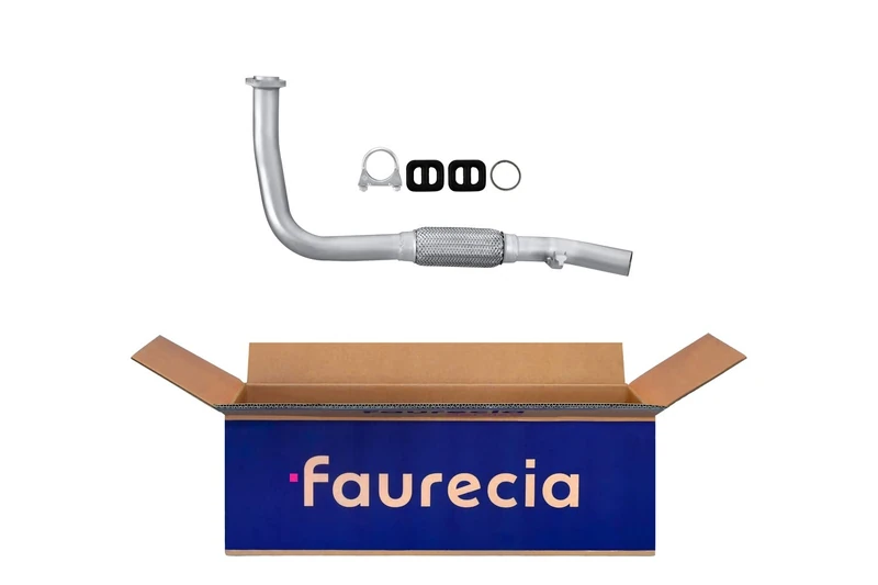HELLA 8LA 366 005-471 Exhaust Pipe - Easy2Fit Kit - Front - One Piece - Set with Attachments