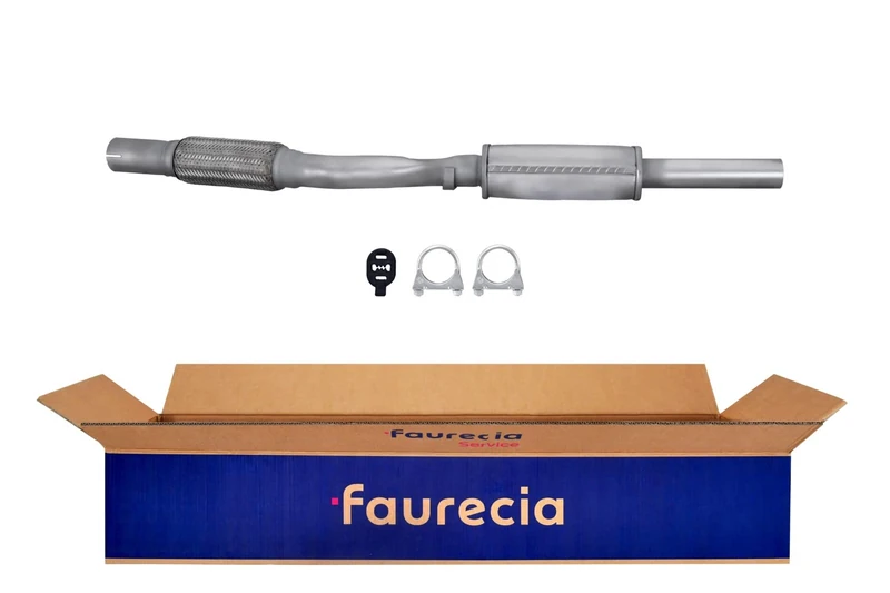 HELLA 8LC 366 023-741 Middle Silencer - Easy2Fit Kit - Centre - One Piece - Set with Attachments - Image 1