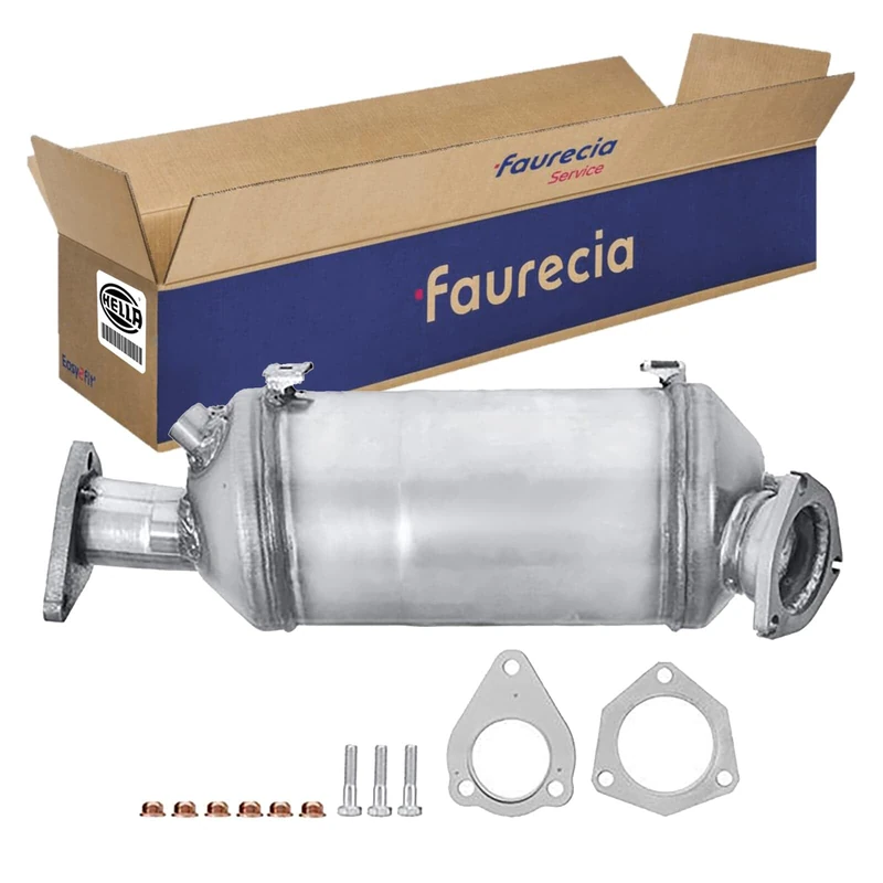 HELLA 8LH 366 080-031 Diesel Particulate Filter - Easy2Fit Kit - Euro 4 - One Piece - Set with Attachments - Silicon Carbide (for Short and Long Distance Traffic)