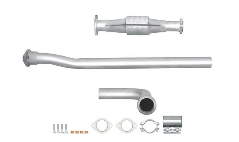 HELLA 8LE 366 053-421 Catalytic Converter, Easy2Fit Kit, Euro 2, Two-Piece, Set with Attachments