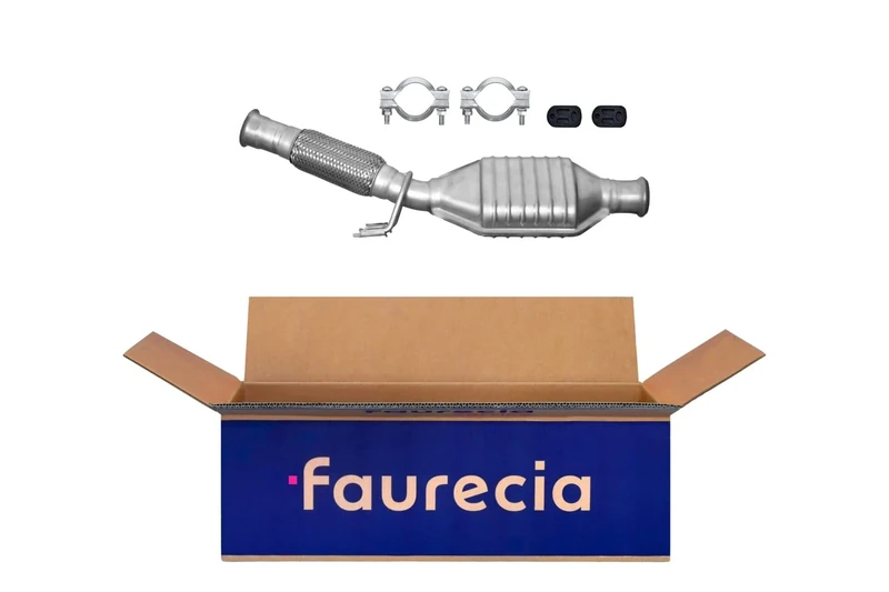 HELLA 8LE 366 052-341 Catalytic Converter Easy2Fit Kit Euro 3 One Piece Set with Attachments