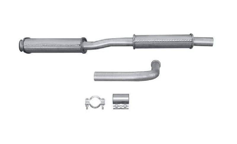 HELLA 8LC 366 025-611 Middle Silencer - Easy2Fit Kit - Middle - Two Piece - Set with Attachments - Image 1