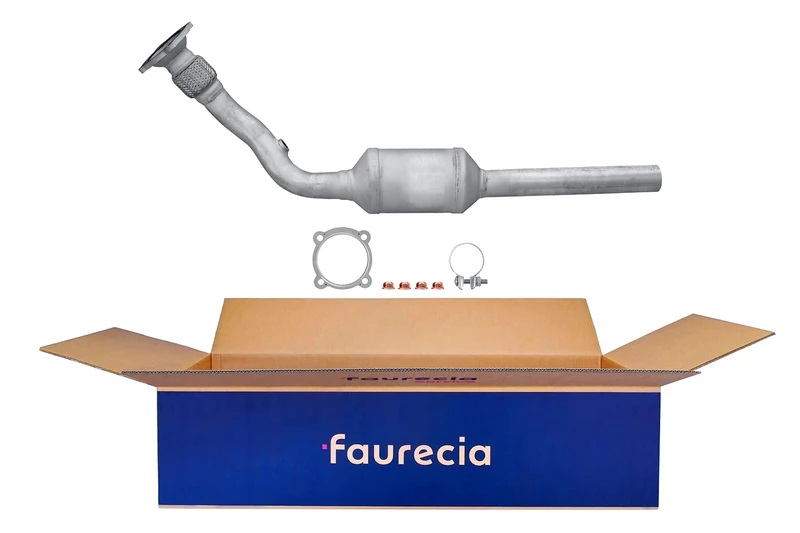 HELLA 8LE 366 054-021 Catalytic Converter Easy2Fit Kit Euro 3 One Piece Set with Attachments