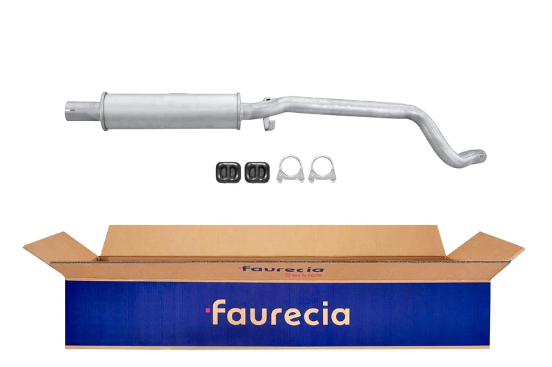 HELLA 8LC 366 024-341 Middle Silencer - Easy2Fit Kit - Centre - One Piece - Set with Attachments