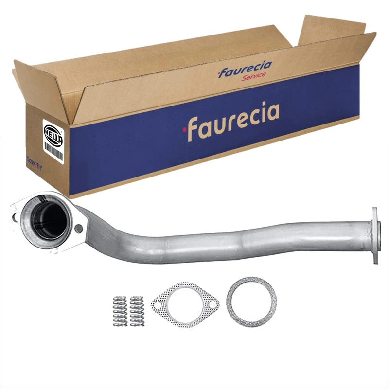 Hella 8LA 366 006-581 Exhaust Pipe - Easy2Fit Kit - Front - One Piece - Set with Attachments - Image 1