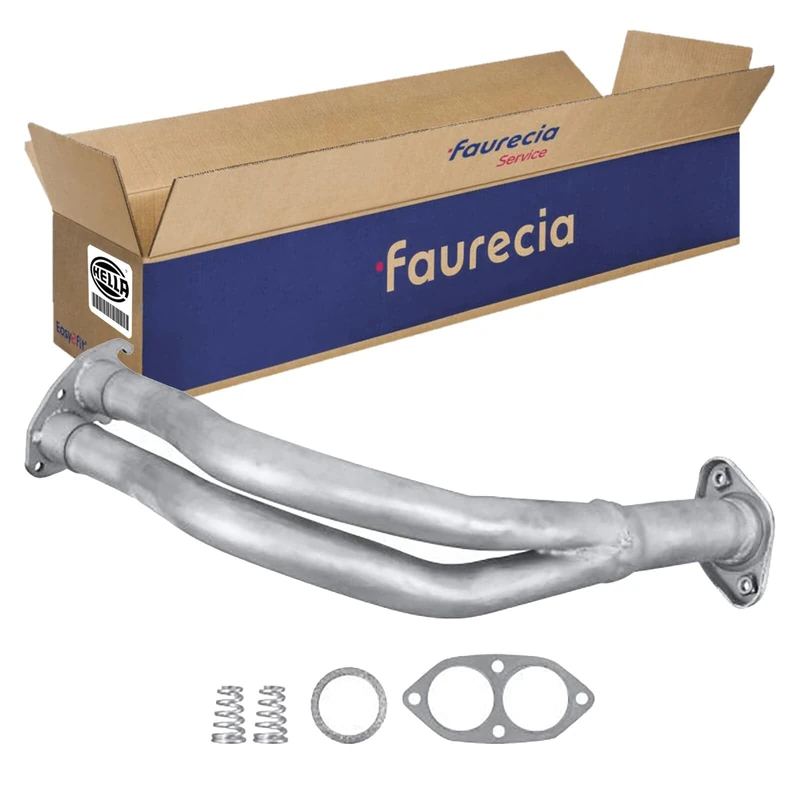Hella 8LA 366 005-561 Exhaust Pipe - Easy2Fit Kit - Front - One Piece - Set with Attachments