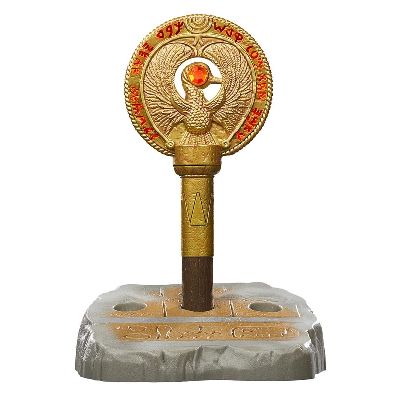Hasbro Indiana Jones and the Raiders of Lost Ark Adventure Series Staff Ra Headpiece, Light FX, Costume, F8033, Multicolor