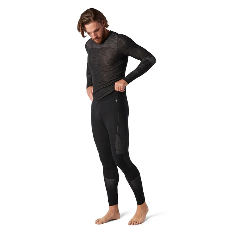 Smartwool Unisex Intraknit Thermal Merino Baselayer-Hose für Herren Intraknit Thermal Merino Baselayer Pants for Men, Black-White,