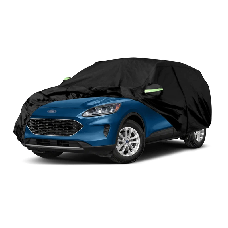 Waterproof Car Covers Replace for 2008-2023 Ford Escape, 6 Layers All Weather Custom-fit Car Cover with Zipper Door & Windproof Bands for Snow Rain Dust Hail Protection