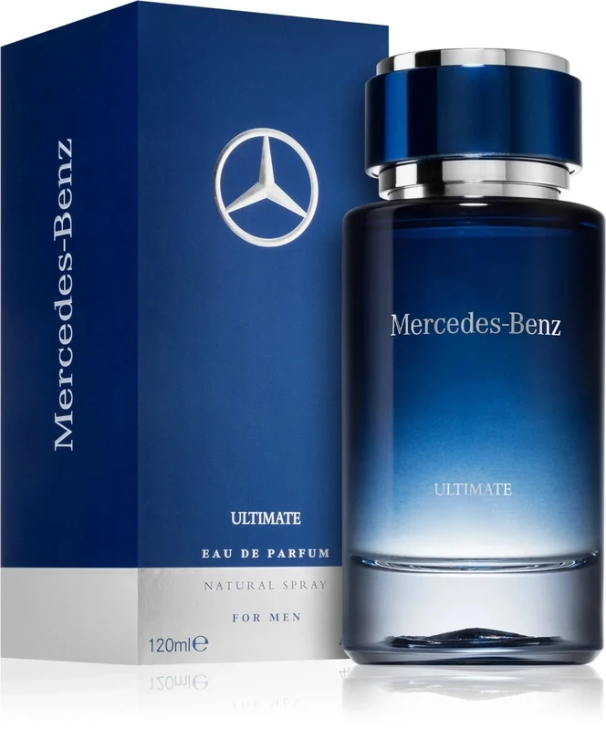 Mercedes-Benz For Men Ultimate - Eau de Parfum for Men - Long Lasting Mens Cologne - Amber, Patchouli Cologne for Men - Perfume for Men - 120 ml