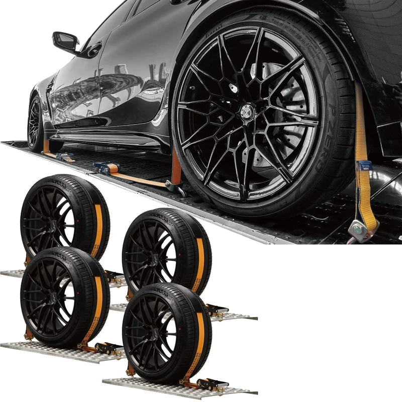 KODIAK STRAPS Autohauler Car Tie Down - 4 Pack - 3,300 lbs