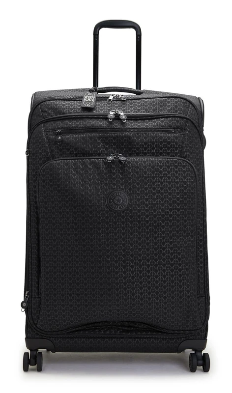 Kipling New Youri Spin L Large Expandable Spinner - Black