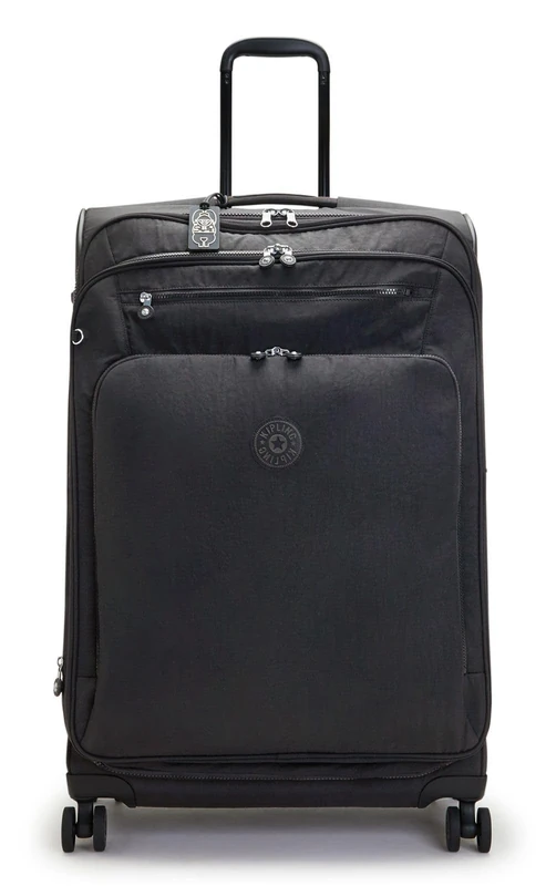 Kipling NEW YOURI SPIN L Large expandable spinner, Upright, Black Noir (Black)