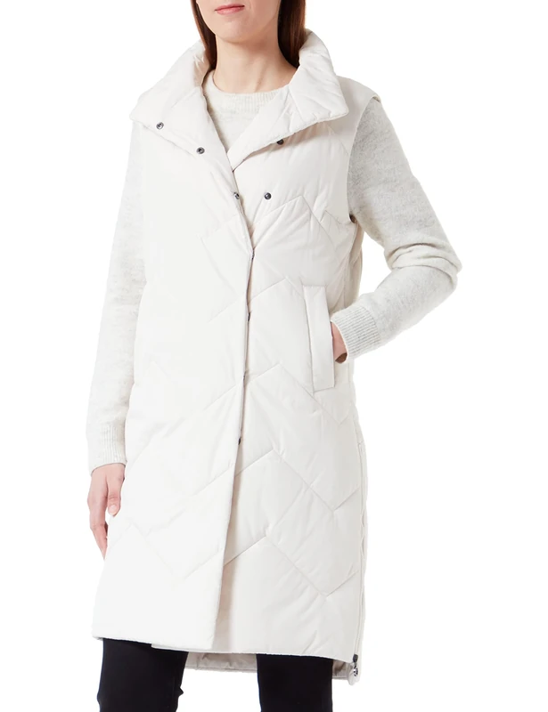 bugatti Women's 360300-31254 Sportswear Vest, ecru-20, Standard, Ecru-20