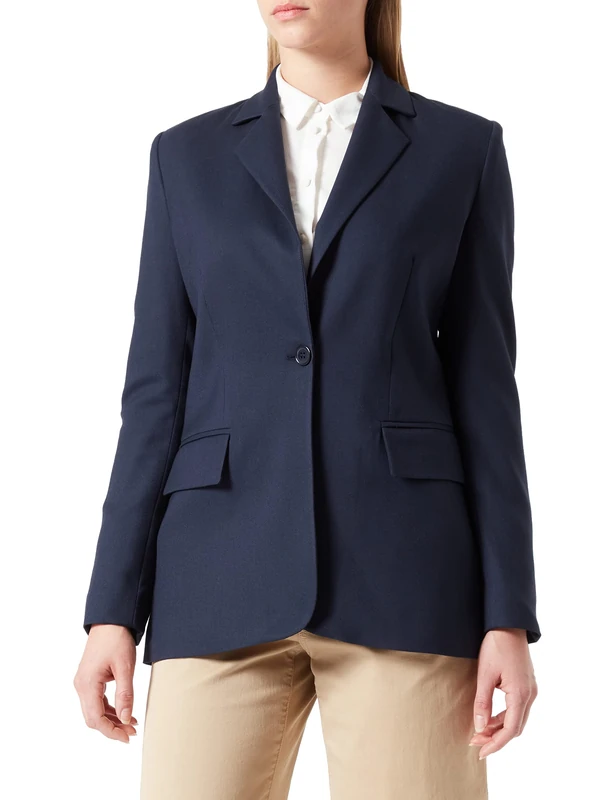 bugatti Women's W4039-44610 Blazer, Marine-390, 8