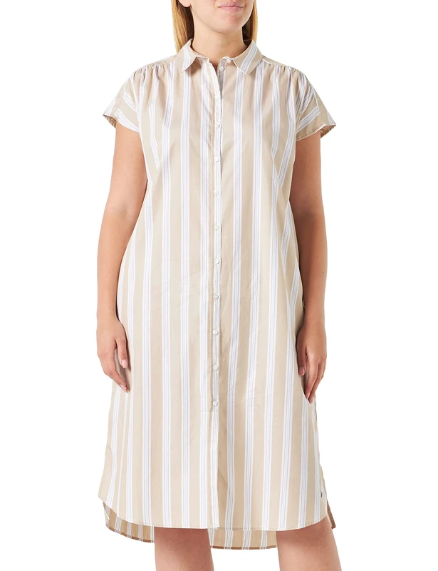 bugatti Women's W1212-21495 Dress, Beige-40, 10