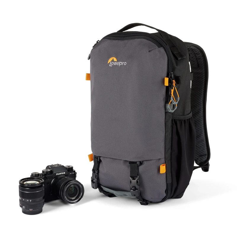 Lowepro Trekker Lite BP 150, Camera Backpack with Removable Insert, with Accessory Strap System, Camera Bag for Mirrorless, Compatible with Sony Alpha 6000, Grey