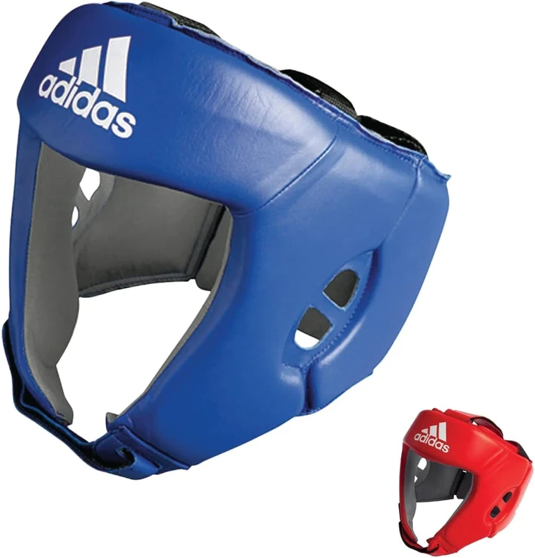 adidas Unisex - Adult IBA Boxing Head Guard Head Guard, Blue, L