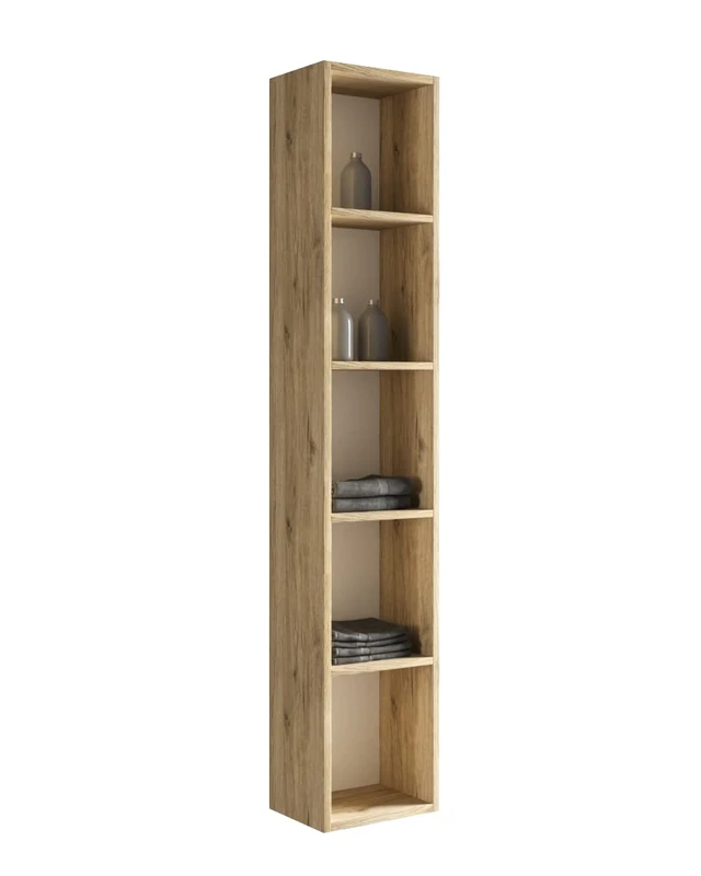 Mama Store ERA ER002QUNA 4 Tier Oak Wood Bookcase 30x22x160cm