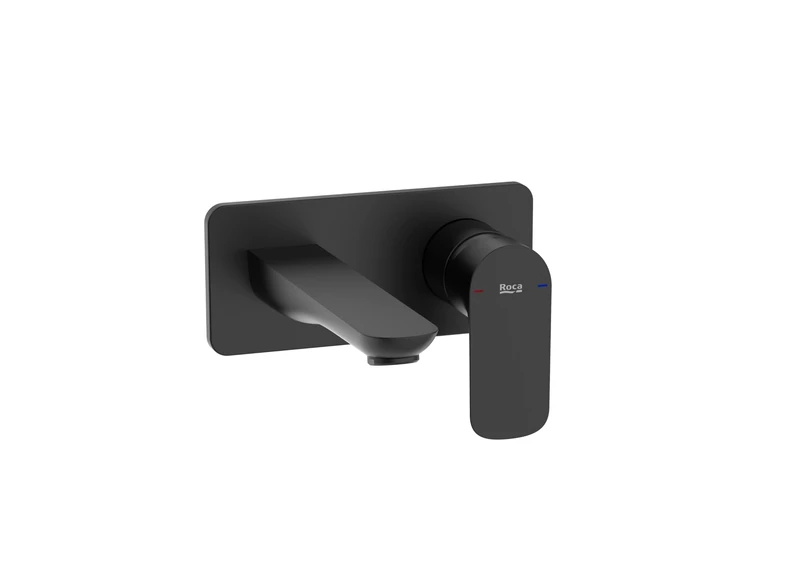 Roca A5A356ENB0 Recessed Basin Mixer, Cala Collection, Matte Black
