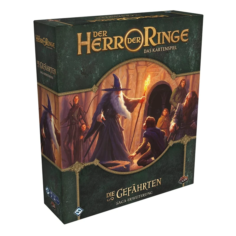 Fantasy Flight Games, The Lord of the Rings: LCG - The Companions, Saga Expansion, Expert Game, Card Game, 1-4 Players, Ages 14+, 30 Minutes per Player, German