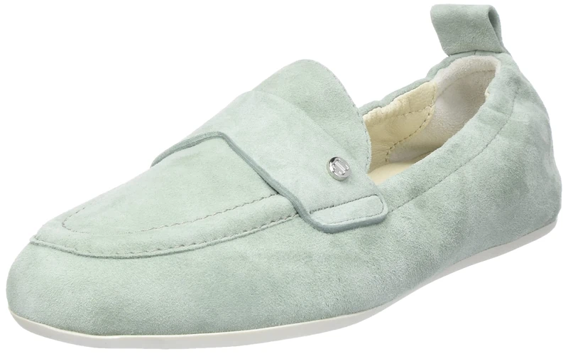 Candice Cooper Women's Skirt Loafer Driver's Loafer, Sage, 39 EU Green