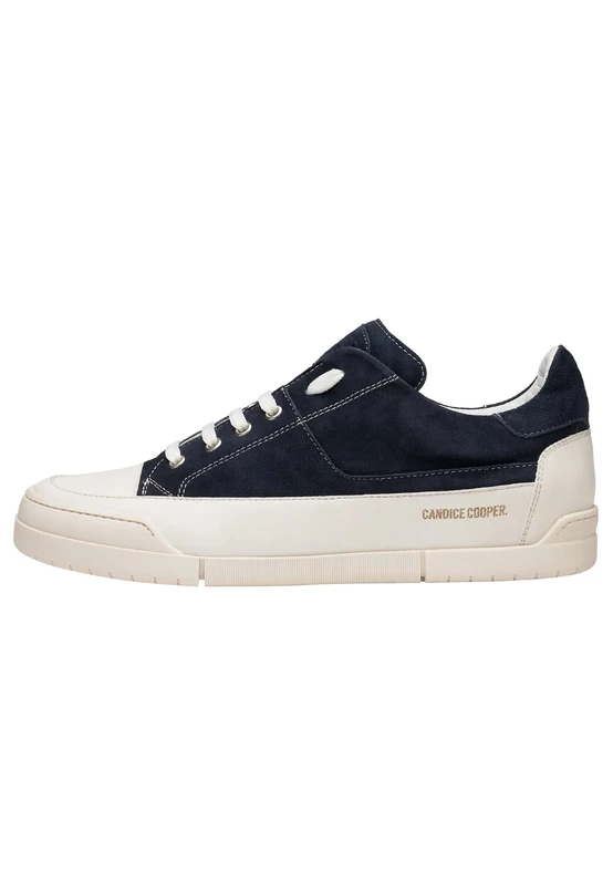 Candice Cooper Ghibli -Sneakers in Suede and Buffered Leather, Marine, 9.5 UK Blue