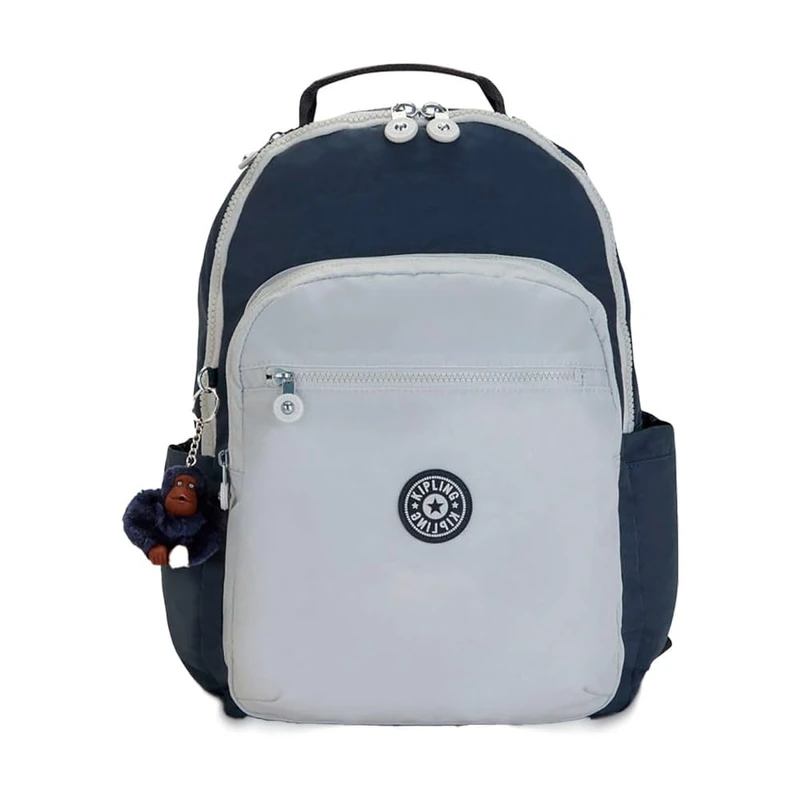 Kipling SEOUL, Large Backpack with Laptop Protection 15 Inch, 44 cm, 27 L, True Blue Grey - Image 1