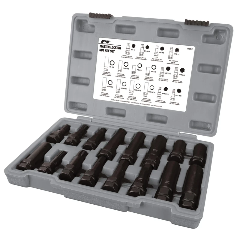 PERFORMANCE TOOL Locking Lug Nut Master Key Set