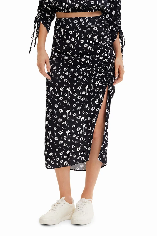 Desigual Women's Skirt, Black, XL