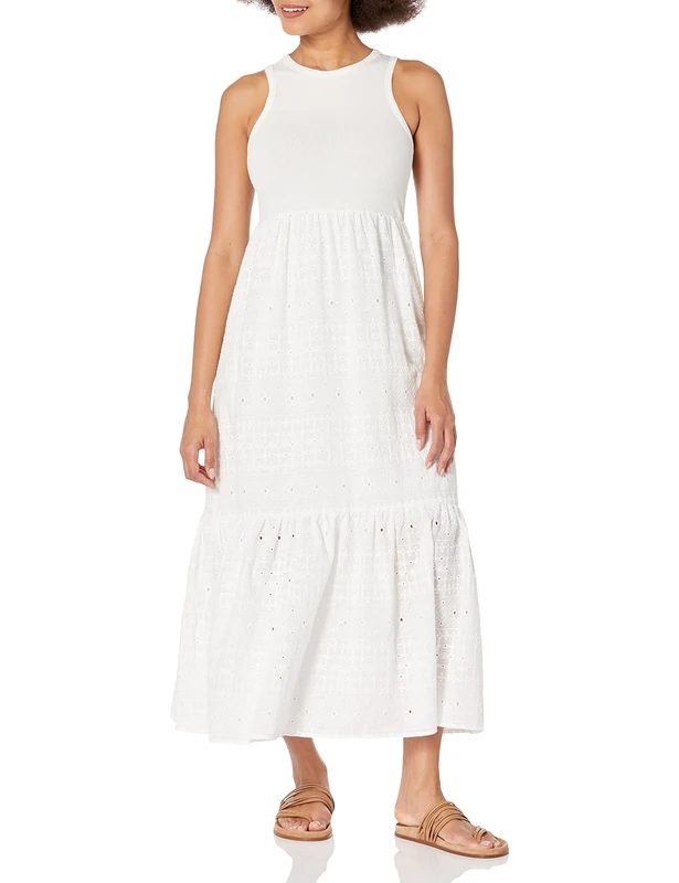 Desigual Women's Dress, White, XL