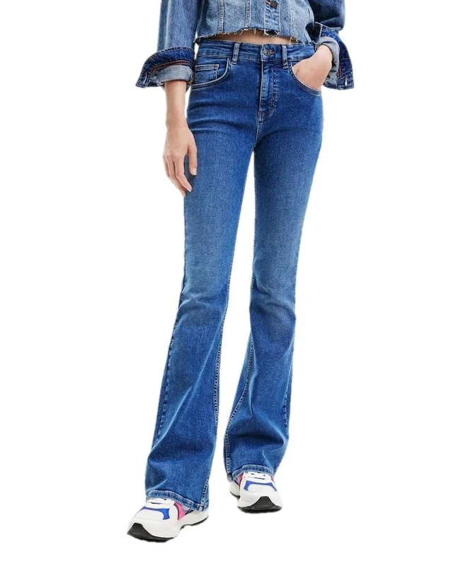 Desigual Women's Casual Pants, Blue, 14