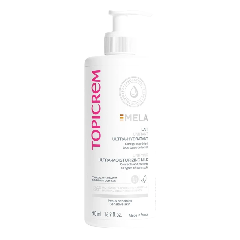 TOPICREM Mela Unifying Lightening Ultra-Moisturizing Milk 500 ml