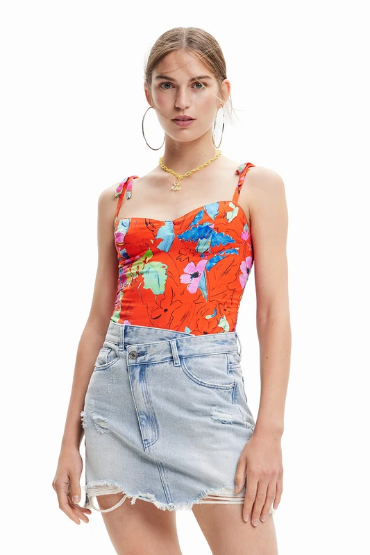 Desigual Women's Body_Marlen 3090 Blouse, Red, M - Image 1