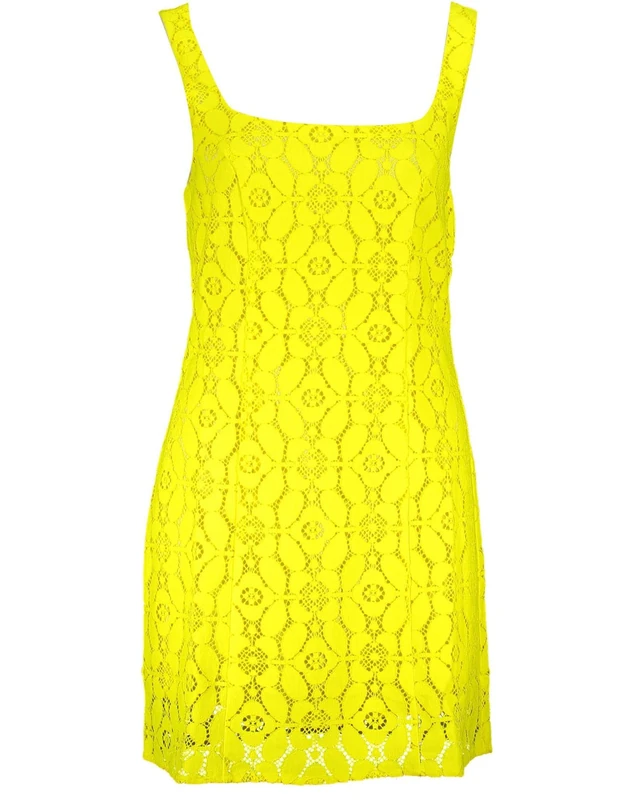 Desigual Women's Vest_Newcastle 8035 Dress, Yellow, S, Yellow, S